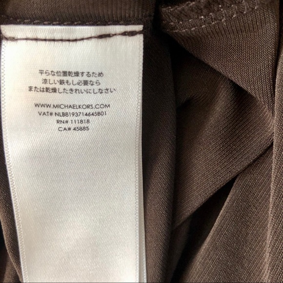 Michael Kors Stunning Zipper Brown Dress - Picture 14 of 14